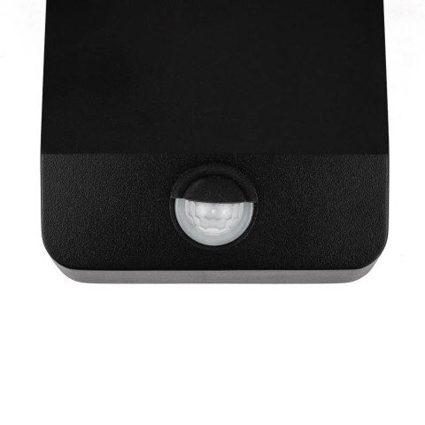 Projektor Oprawa Elewacyjna V-TAC 17W LED Czujnik Ruchu Okrągła Czarna IP65 VT-11020S 4000K 2520lm