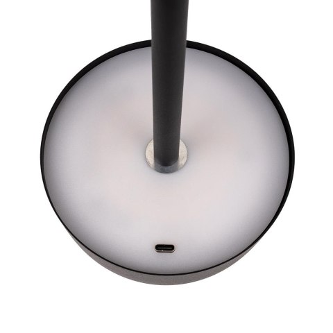 Lampka Biurkowa Nocna V-TAC 3W LED 30cm Ładowanie USB Ściemnianie Czarna VT-1052 3000K-6000K 200lm