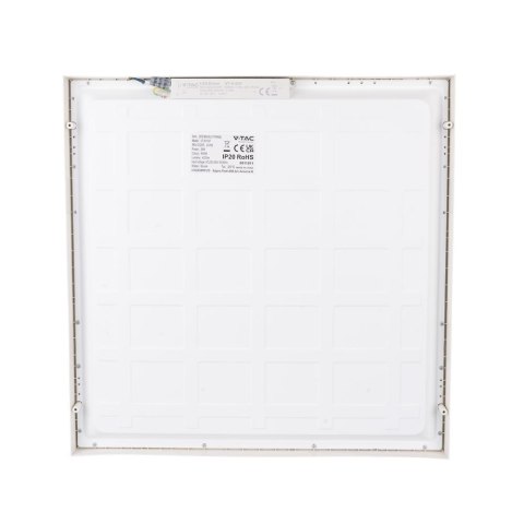 Panel LED V-TAC 36W 600x600 LED Backlight 33mm 120Lm/W 3w1 Natynkowy/Podtynkowy VT-61037 6500K 4320lm