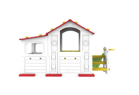 Duży Dom Z Przedsionkiem 4w1 Czerwony Dach