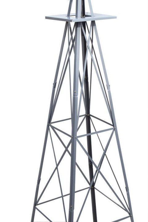 METALOWYWIATRAK OGRODOWY W STYLU AMERYKAŃSKIM OZDOBA DO OGRODU 250CM