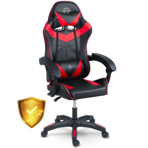 Fotel gamingowy Sofotel Draknor czarno-czerwony