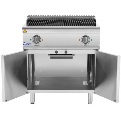 Grill lawowy elektryczny z kamieniami 50-300C 8.1 kW 400 V