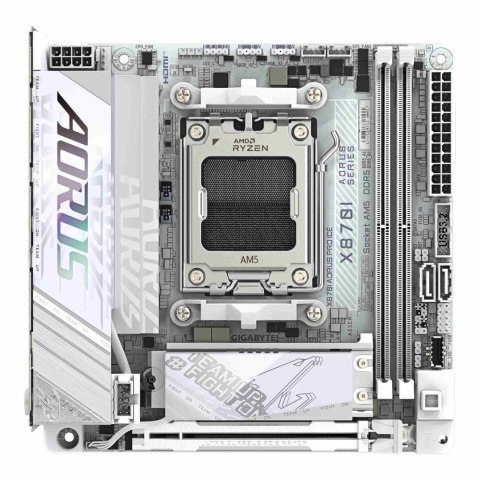 Płyta Gigabyte X870I AORUS PRO ICE (rev. 1.0) /AMD X870/DDR5/SATA3/M.2/USB4/PCIe5.0/WiFi/BT/AM5/Mini-ITX
