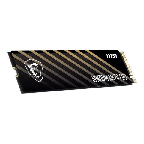 Dysk SSD MSI SPATIUM M470 Pro 1TB PCIe 4.0 NVMe 1.4 M.2 2280 (6000 4500 MB s) 3D NAND