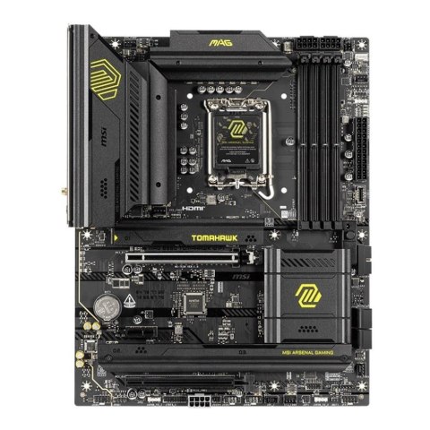 Płyta MSI MAG B860 TOMAHAWK WIFI  B860 DDR5 SATA3 M.2 TB4 WiFi BT PCIe5.0 s.1851 ATX