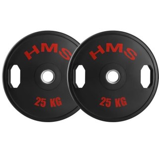 TOG25 2 x 25 KG TALERZ OLIMPIJSKI OGUMOWANY 2 x 25 KG HMS