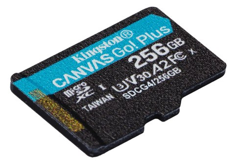 KINGSTON microSDXC Canvas Go Plus 256GB + Adapter