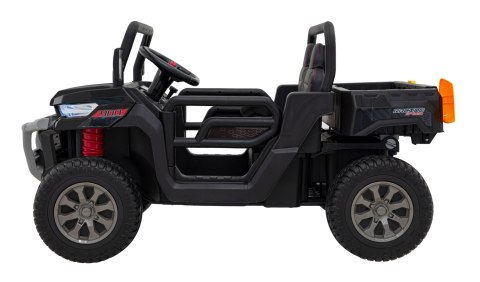 Auto Pick-Up Speed 900 dla dzieci Czarny + Napęd 4x4 + Ruchomy kiper + Bagażnik + Pilot + Łopatka + Audio LED