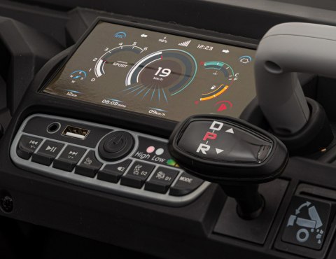 Auto Pick-Up Speed 900 dla dzieci Czarny + Napęd 4x4 + Ruchomy kiper + Bagażnik + Pilot + Łopatka + Audio LED