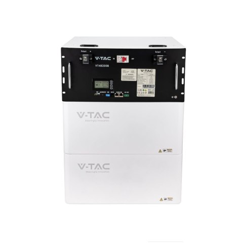 Stojak Regał RACK do Magazynów Energii V-TAC 9,6kWh SKU11523 VT-48200B Max. 3 moduły 10 Lat Gwarancji