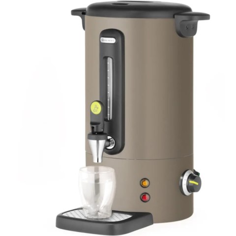 Warnik do wody grzanego wina z kranem tacką ociekową 9 l 950 W - taupe