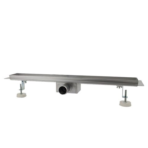 Odpływ liniowy prysznicowy 80cm stal nierdzewna wpust z syfonem Streifen