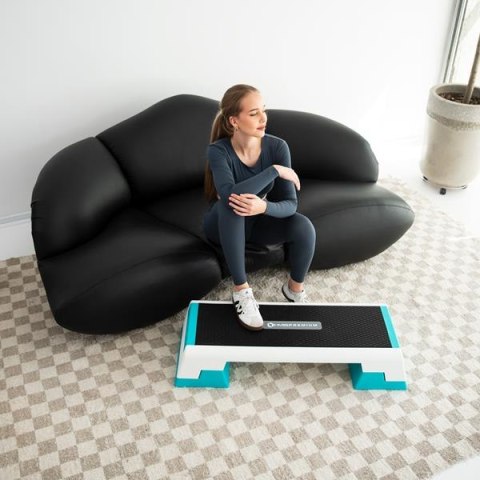 AS007 WHITE/MINT STEP DO AEROBIKU HMS PREMIUM