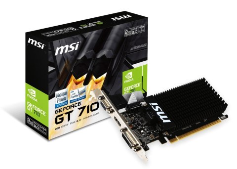 Karta graficzna GeForce GT 710 2GB DDR3 64BIT DVI D-SUB HDMI