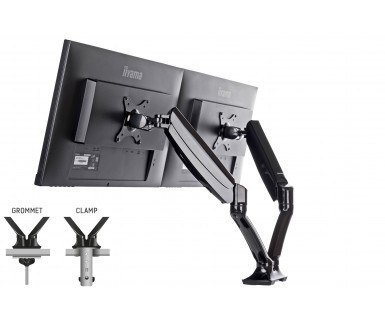 UCHWYT DS3002C-B1 2 EKRANY  PIVOT