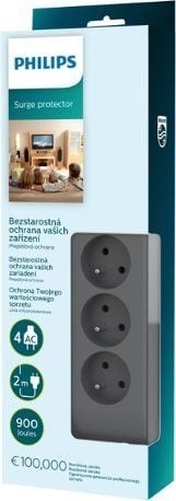 Listwa przeciwprzepięciowa SPN3140A/60 Philips