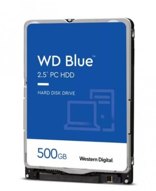 Dysk HDD Blue 500GB 2,5 cala 16MB SATAIII/5400rpm