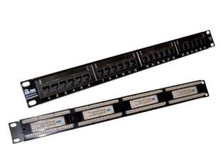 Patch panel UTP kat 5e 24 porty LSA 1U