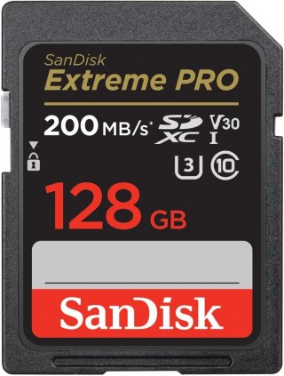 Karta pamięci Extreme Pro SDXC 128GB 200 90 MB s V30 UHS-I U3