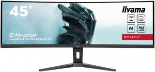 Monitor 45 cali G-Master GCB4580DQSN-B1  VA DQHD 165HZ USB-C-DOCK RJ45 32:9  1500R 450cd/m2 3000:1 0.8ms 3xUSB 2xHDMI 1xDP 2x3W