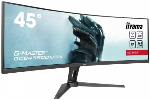 Monitor 45 cali G-Master GCB4580DQSN-B1  VA DQHD 165HZ USB-C-DOCK RJ45 32:9  1500R 450cd/m2 3000:1 0.8ms 3xUSB 2xHDMI 1xDP 2x3W