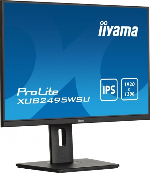 Monitor 24 cale XUB2495WSU-B7 IPS 16:10 300cd 4ms HDMI DP 3xUSB(3.2)  1xUSB-c 2x2W FlickerFree HAS(150mm)