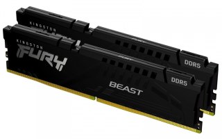 Pamięć DDR5 Fury Beast 32GB(2*16GB) 6000 CL30 EXPO czarna