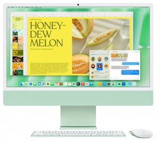 IMac 24 cale: M4 8 8  16GB  256GB SSD - Zielony