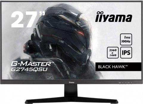 Monitor 27 cali G2745QSU-B2 IPS QHD 100Hz 1ms 2xUSB 300cd