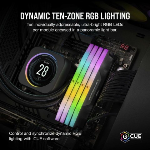 Pamięć DDR5 Vengeance RGB 64GB/6400 (2*32GB) C32 Intel XMP