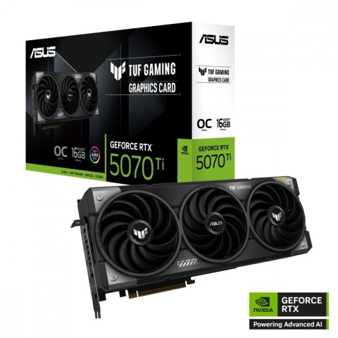 Karta graficzna GeForce RTX 5070 TI TUF GAMING OC 16GB GDDR7 256bit DP/HDMI