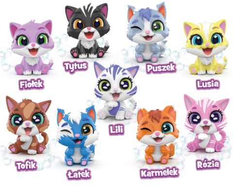 Figurki Brudaski w kąpieli Kotki Zestaw Jacuzzi