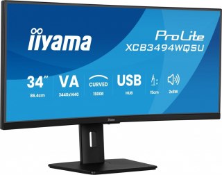 Monitor 34 cali XCB3494WQSU-B1 VA UWQHD 1500R 2xHDMI DP 2xUSB 2xUSB-C