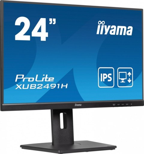 Monitor 24 cale XUB2491H-B1 IPS, HDMI, DP, 2x2W, HAS, Pivot