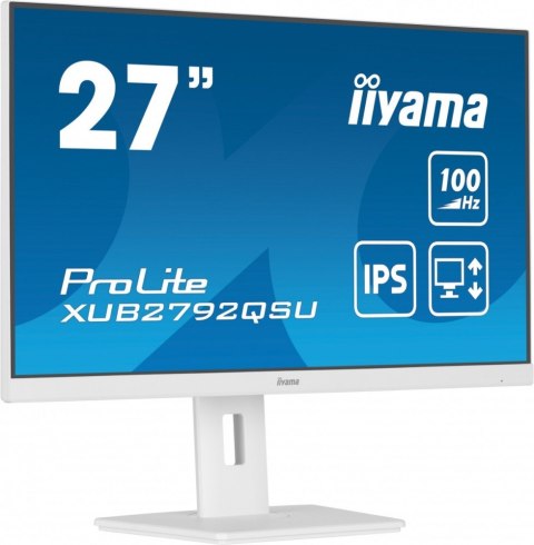 Monitor 27 cali ProLite XUB2792QSU-W6 IPS QHD HAS(150mm) 100Hz 4xUSB3.2 SLIM