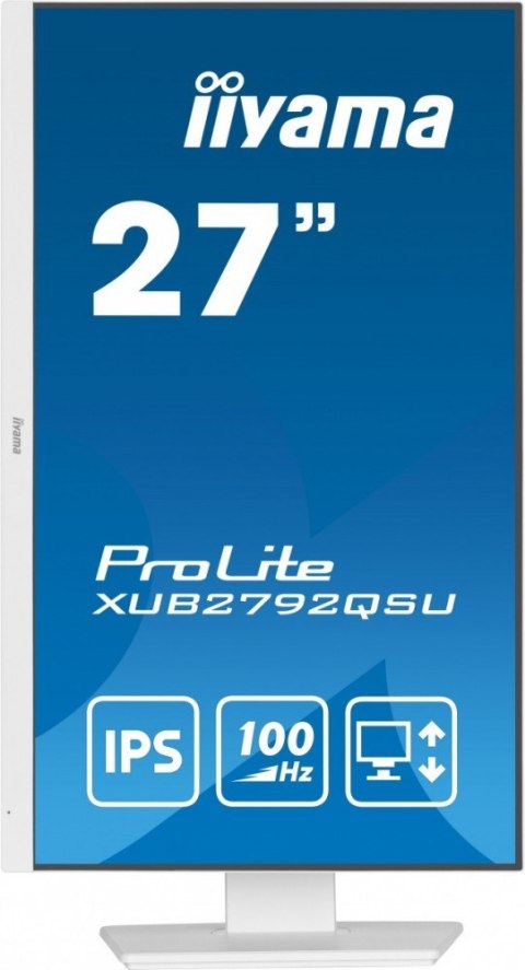 Monitor 27 cali ProLite XUB2792QSU-W6 IPS QHD HAS(150mm) 100Hz 4xUSB3.2 SLIM
