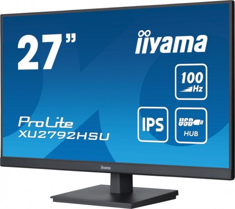Monitor ProLite XU2792HSU-B6 27 cali IPS FHD HDMI DP 100Hz 4xUSB3.2 SLIM 2x2W