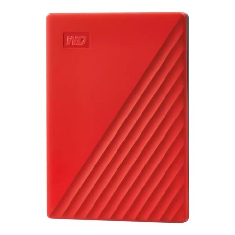 Dysk zewnętrzny WD My Passport 6TB USB3.2 Gen 1 Czerwony