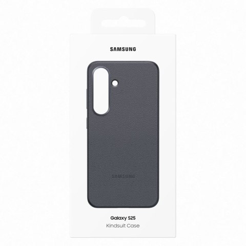 Etui plecki z ekoskóry Samsung KindSuit Case do Samsung Galaxy S25 - czarne