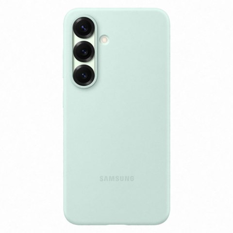 Etui silikonowe plecki Samsung Silicone Case do Samsung Galaxy S25 - miętowe