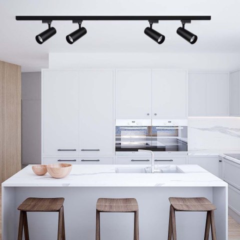 Oprawa Szynosystem 3F V-TAC 35W 34st SAMSUNG CHIP CRI90+ Czarna VT-11035 4000K 3000lm 5 Lat Gwarancji