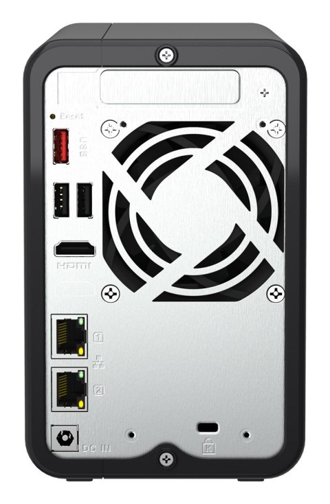 Qnap TS-264-8G, Tower, 2 x 2.5"/3.5" SATA, Intel Celeron N5105/N5095 4C/4T, 8 GB DDR4 onboard not expandable, 2 x 2.5GbE, option