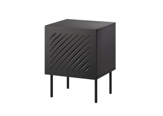 Szafka nocna 2szt SIENA 44,5x40x59 czarny mat