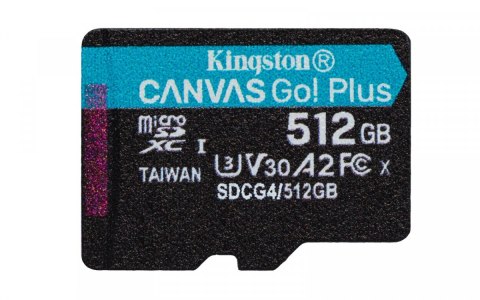 Karta microSD 512GB CanvasGo! Plus 200MB/s A2 U3 V30 + adapter