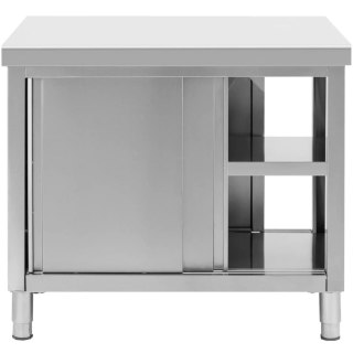 Stół blat roboczy centralny z szafką przelotową STAL 100 x 70 cm