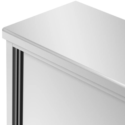 Stół blat roboczy centralny z szafką przelotową STAL 120 x 60 cm