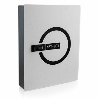 Szafka na klucze key-box zamykany na szyfr Kasetka z haczykami 24 szt