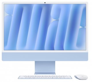 IMac 24 cale: M4 8 8  16GB  256GB SSD - Niebieski