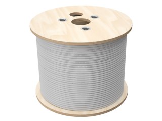 Kabel U/UTP kat.5e, teleinformatyczny, LSOH, B2ca "FireHardy" 4x2x24 AWG, 1Gb/s, 250 MHz, gwarancja 25 lat, certyfikat INTERTEK 
